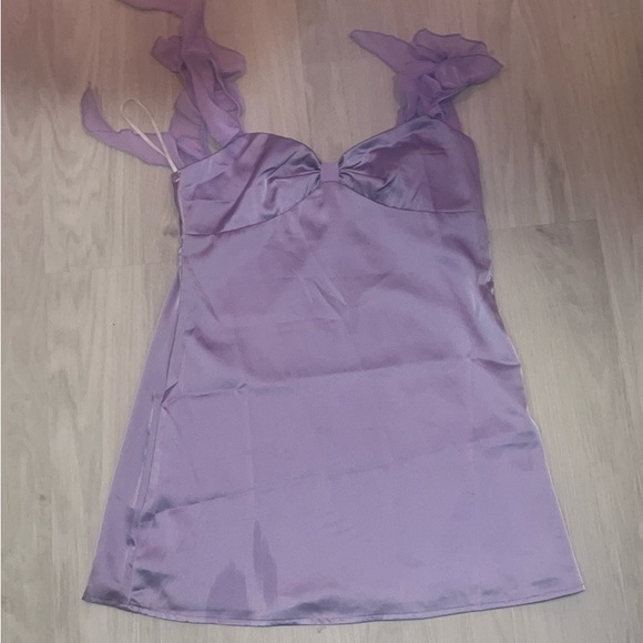 COPY - Beginning boutique Joyce lilac mini dress - Picture 4 of 6